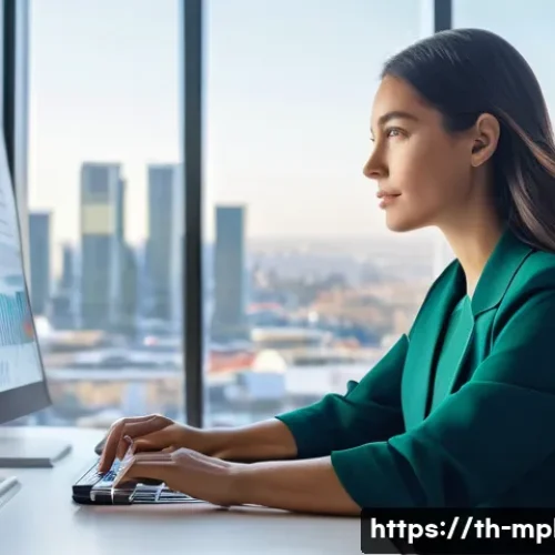Home 33 미디어 플래너와 AI 활용 사례 - "A professional female media planner, in her late 20s, wearing smart business casual attire includin...