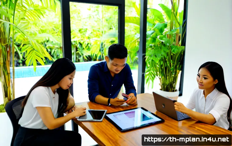 Home 29 미디어 플래너의 크리에이티브 팀과 협업 - Photorealistic Bangkok advertising agency meeting, Thai media planner and creative team of diverse y...
